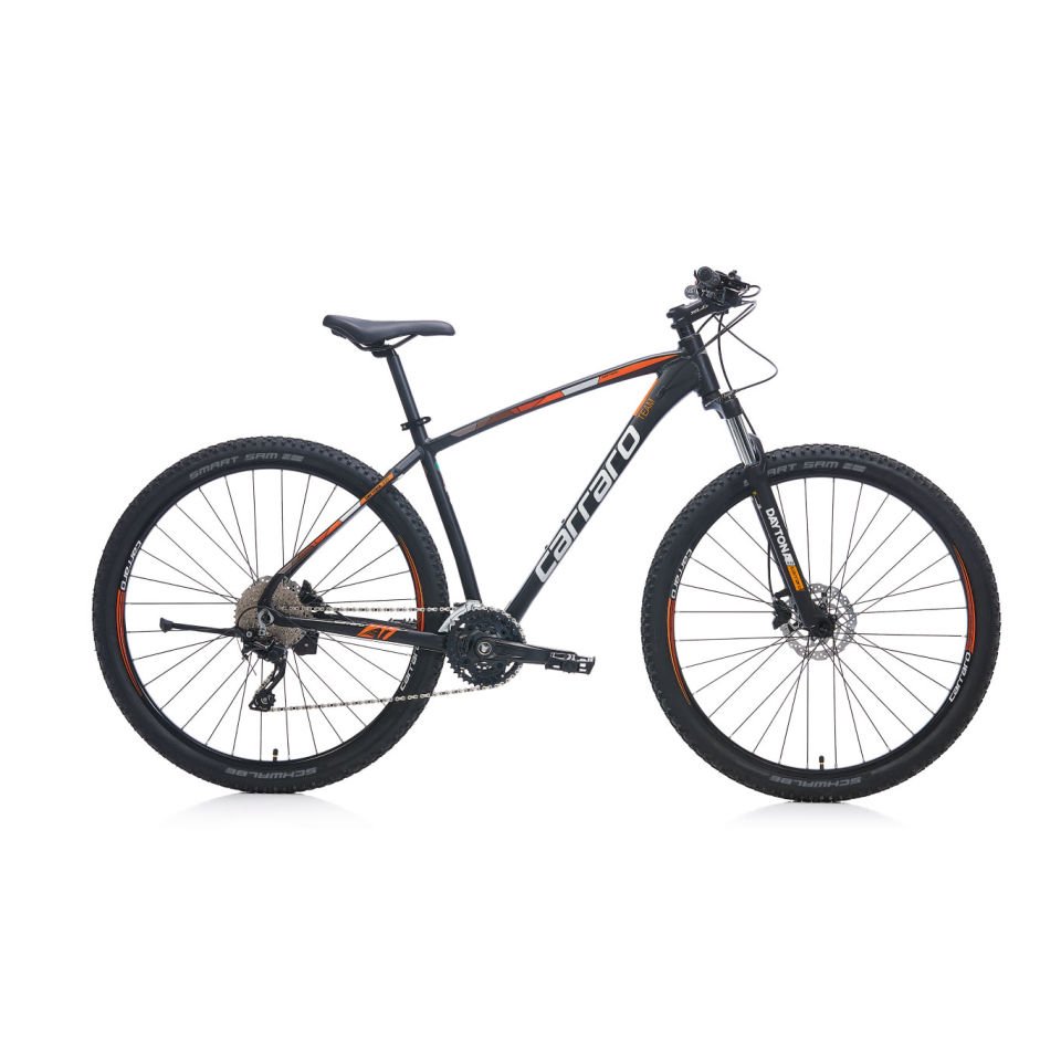 CARRARO Daytona 730 27,5'' 30V HD Dağ Bisikleti Mat Siyah - Turuncu 44CM