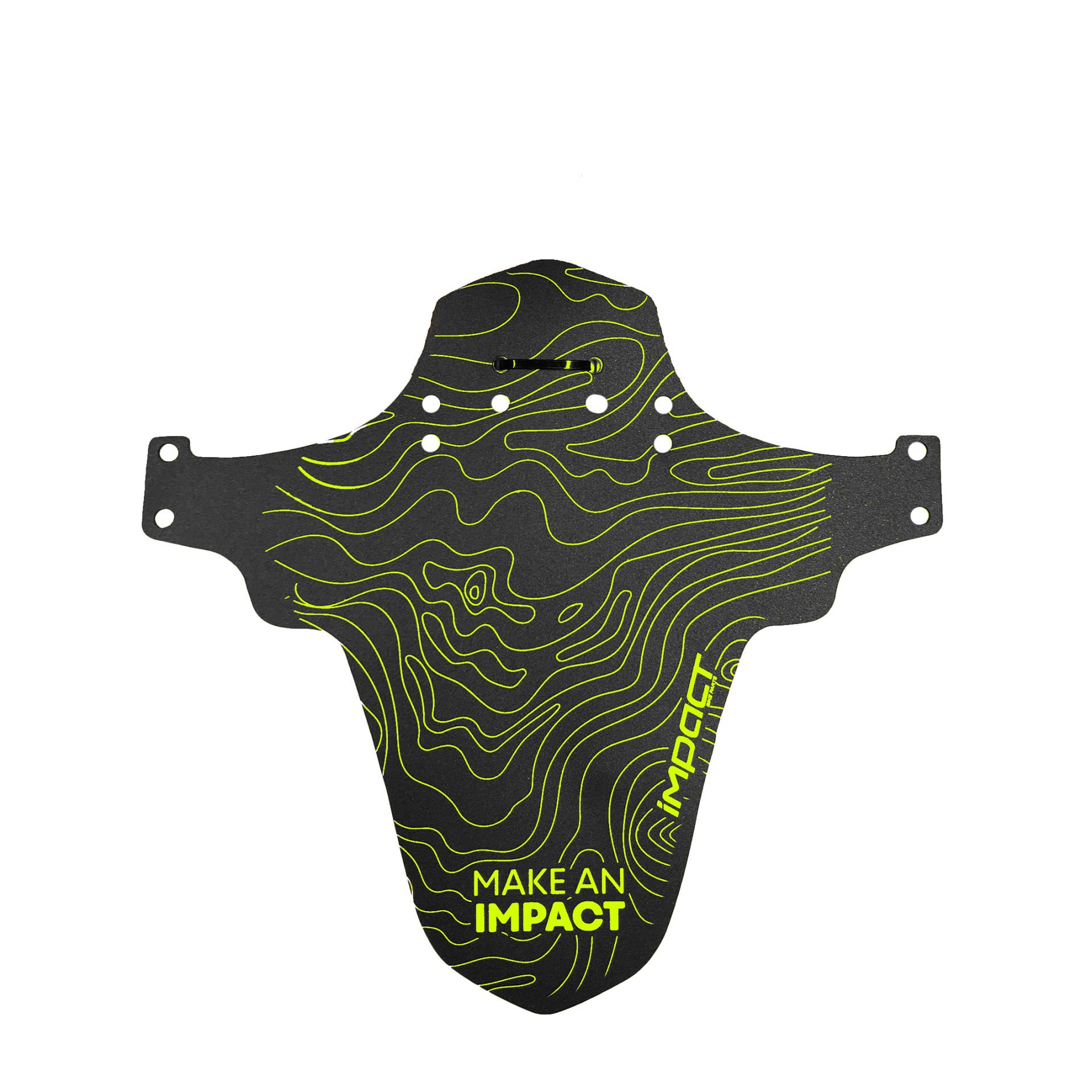 Impact MDE-35 Ön Maşa Çamurluk Siyah - Neon Yeşil