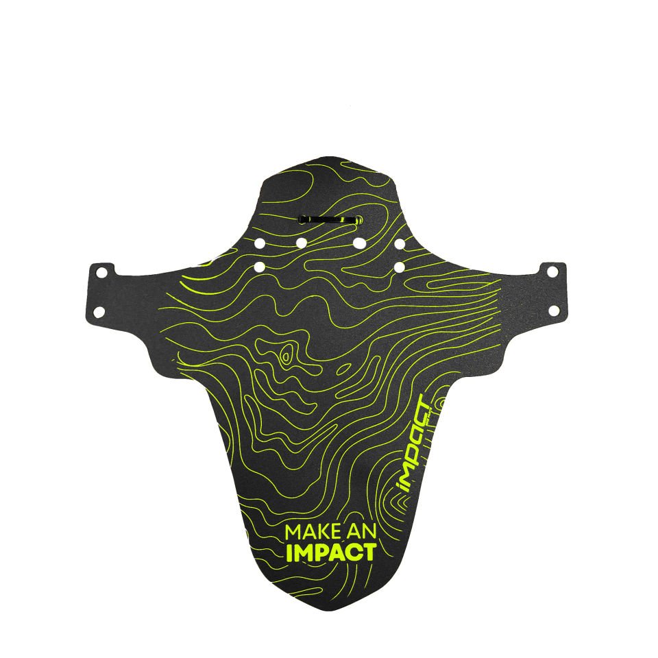 Impact MDE-35 Ön Maşa Çamurluk Siyah - Neon Yeşil
