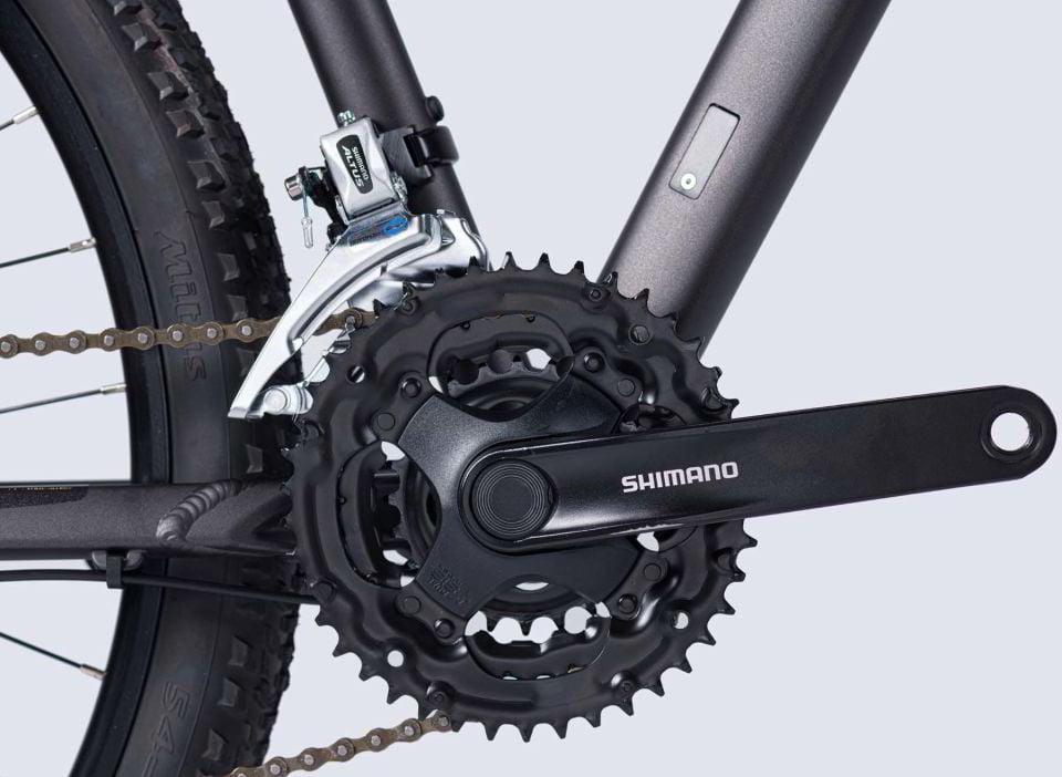 LaPierre CRP Edge 3.7 27,5 Jant 24V HD Dağ Bisikleti Mat Gri 40CM