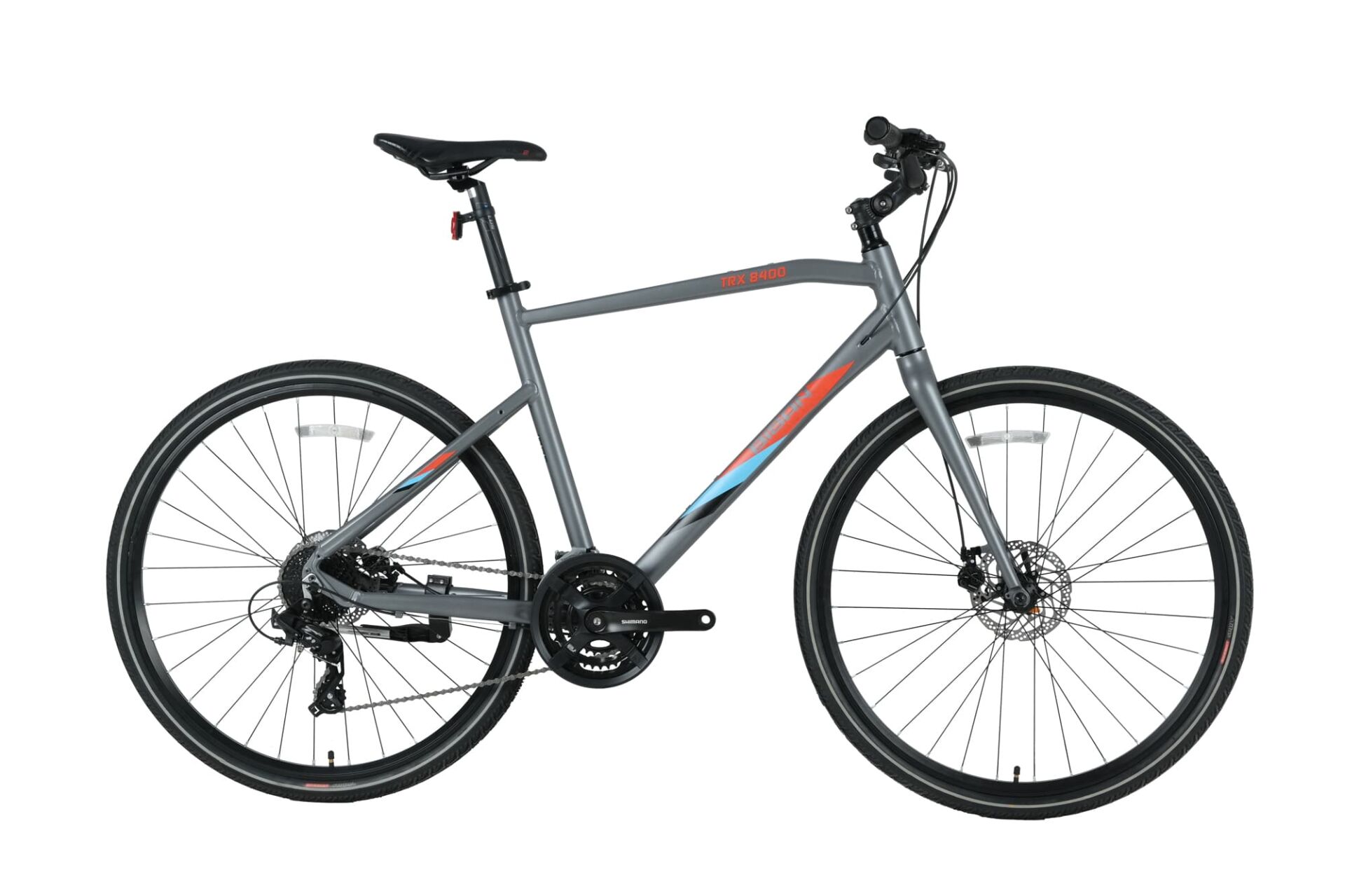 BİSAN TRX 8400 Altus 27V HD Trekking Bisiklet Metalik Gri - Turuncu 52CM
