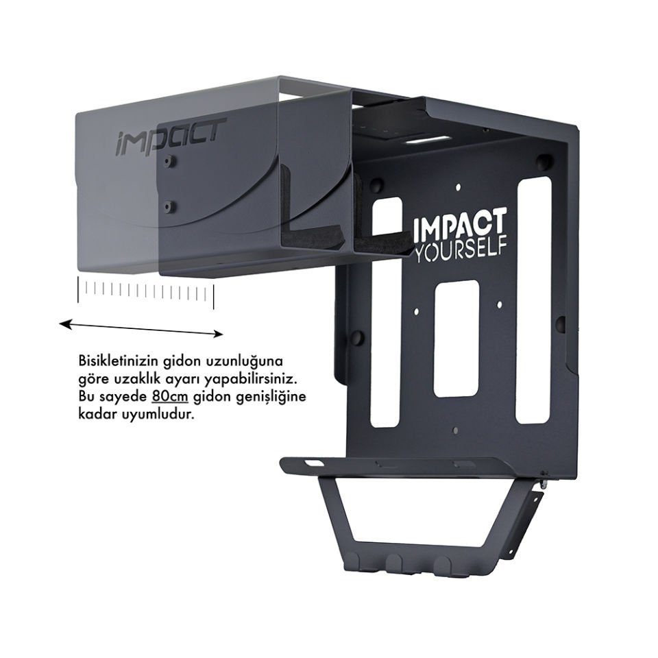 IMPACT Bike Dock Açı ve Genişlik Ayarlı Bisiklet Duvar Askısı