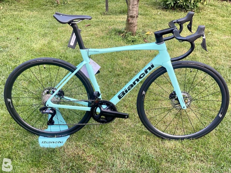 Bianchi Specialissima COMP Ultegra di2 12S HD Karbon Yol Bisikleti Celeste 55CM