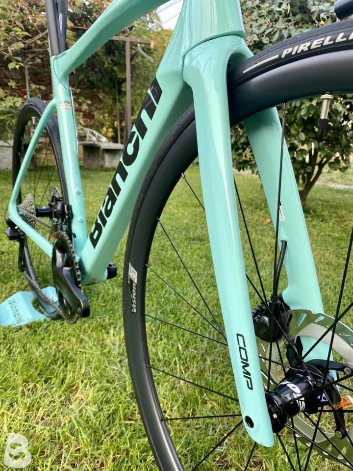 Bianchi Specialissima COMP Ultegra di2 12S HD Karbon Yol Bisikleti Celeste 55CM