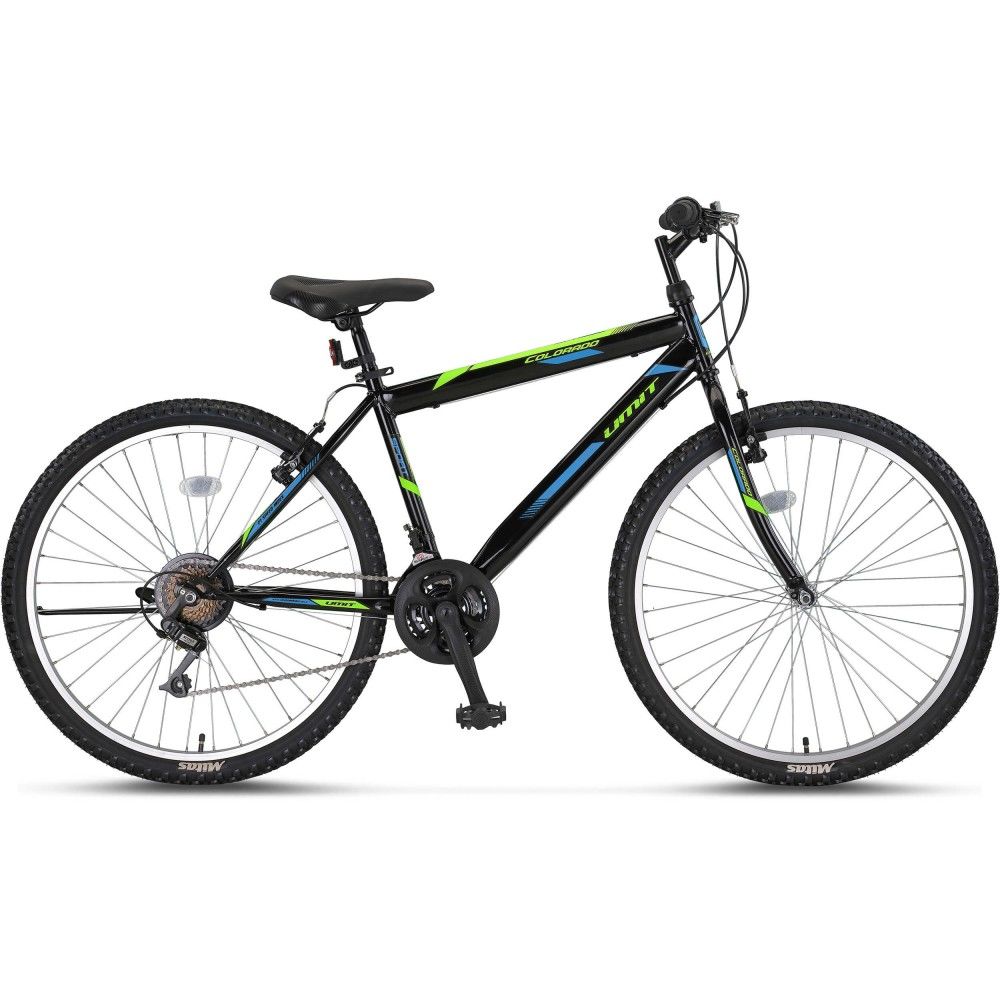 ÜMİT Colorado M 26'' 21V VB Dağ Bisikleti Siyah - Lime