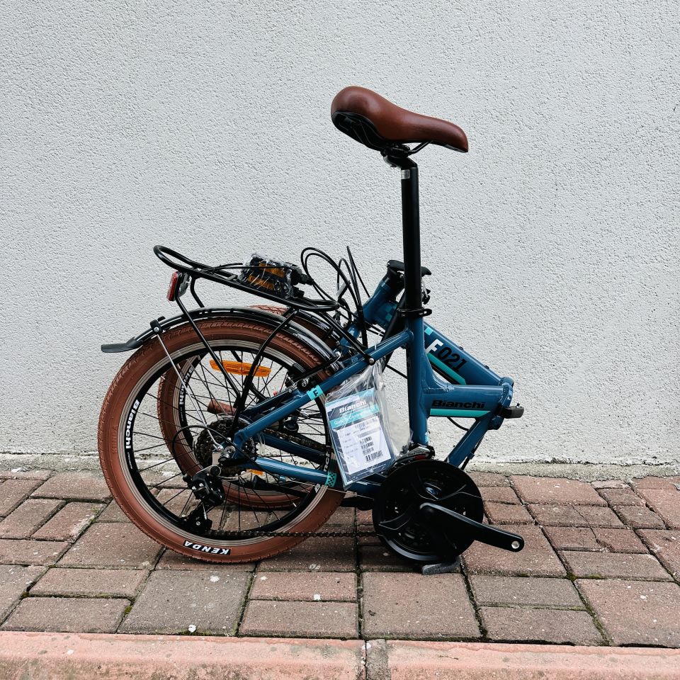 Bianchi F021 20 Jant 21 Vites Katlanır Bisiklet Koyu Gri