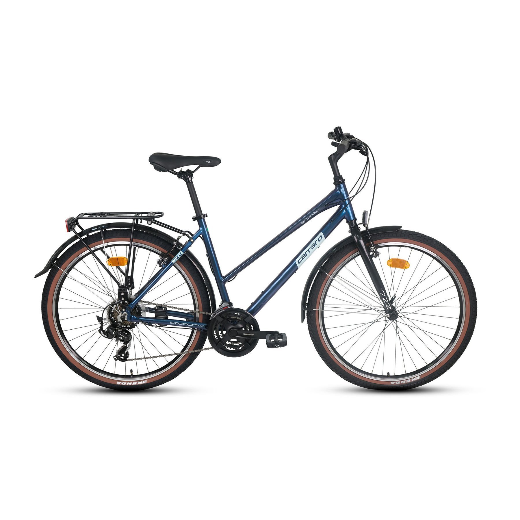 CARRARO Sportive 722 27,5'' 21V VB Şehir Bisikleti - Bukalemun Mavi 36CM