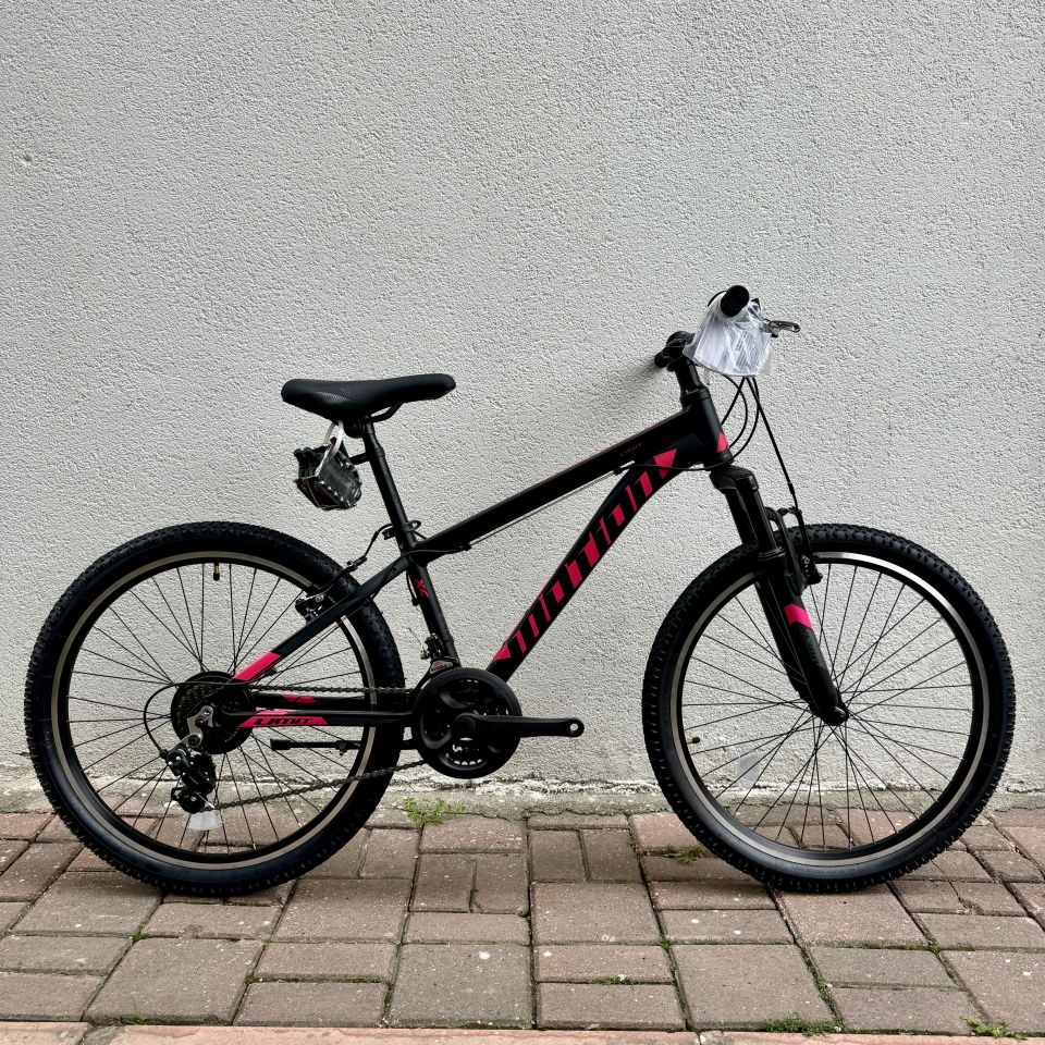 ÜMİT Motion 24 Jant 21V Alloy Dağ Bisikleti Siyah - Pembe