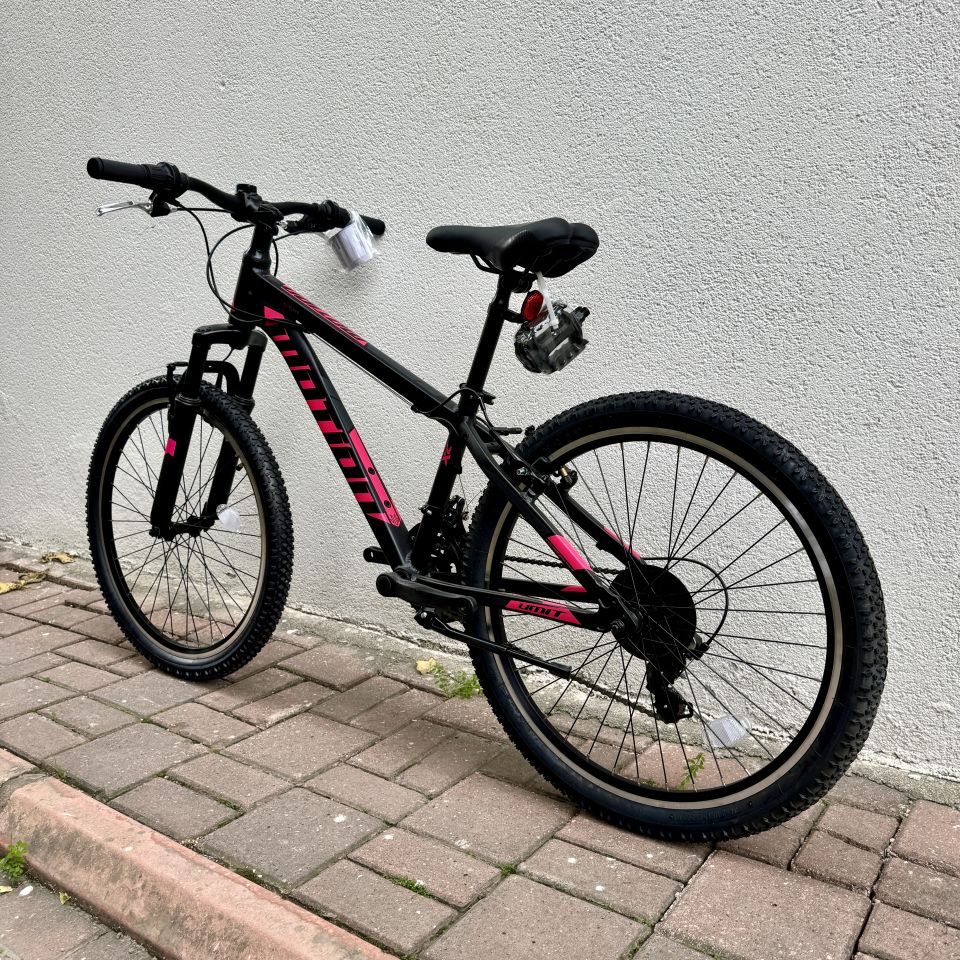 ÜMİT Motion 24 Jant 21V Alloy Dağ Bisikleti Siyah - Pembe