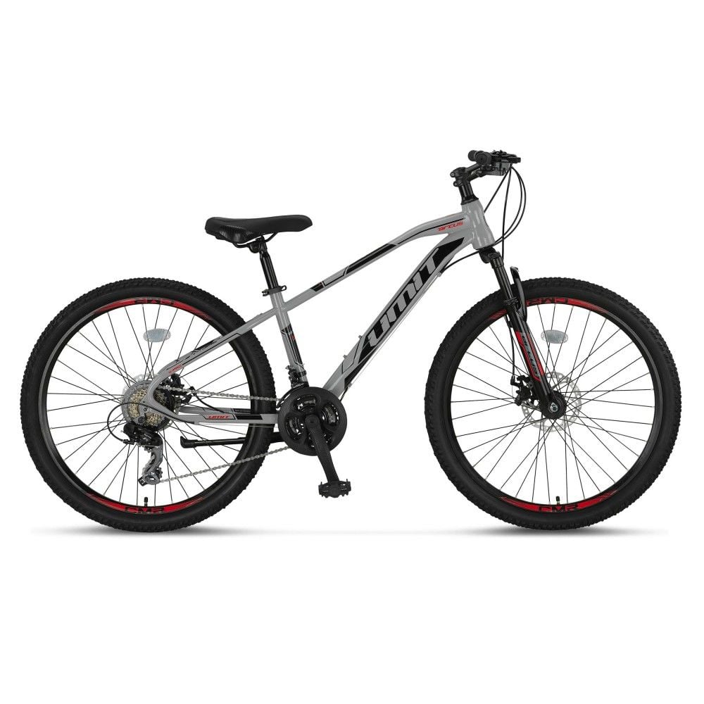 ÜMİT Arcus 24'' 2D 21V MD Dağ Bisikleti Nardo Gri - Kırmızı