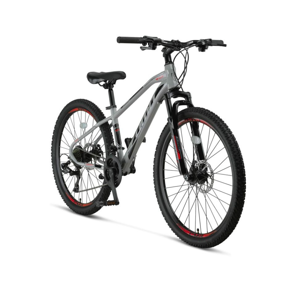 ÜMİT Arcus 26'' 2D 21V MD Dağ Bisikleti Nardo Gri - Kırmızı