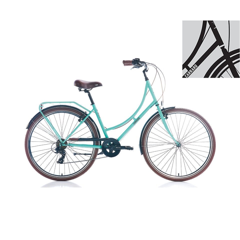CARRARO Modena 28'' 7 Vites VB Şehir Bisikleti Siyah 46CM