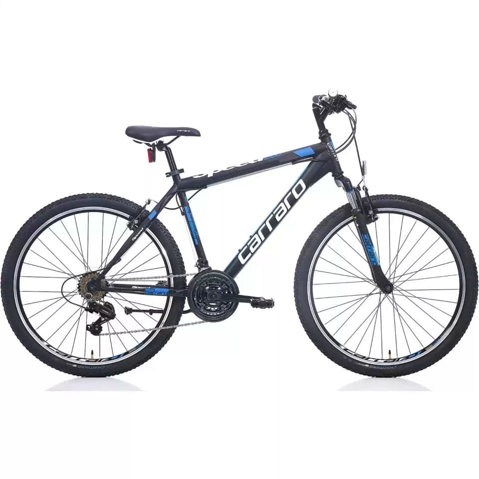 CARRARO Speed 260 26'' 21V VB Dağ Bisikleti MTB Mat Siyah - Mavi 46CM