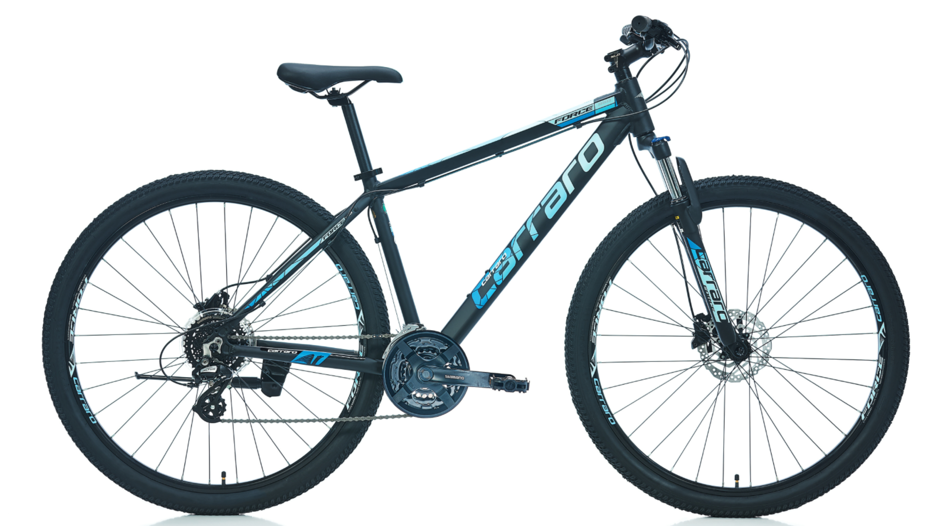 CARRARO Force 750 27,5'' 24V HD Dağ Bisikleti MTB Mat Siyah - Mavi 44CM