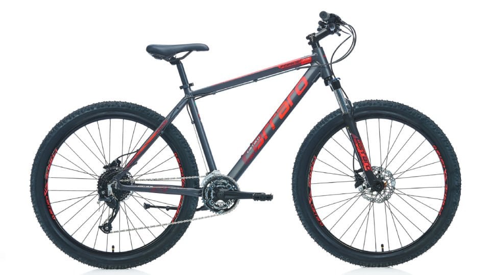 CARRARO Force 770 27,5 Jant 27V HD Dağ Bisikleti Mat Antrasit - Kırmızı 48CM