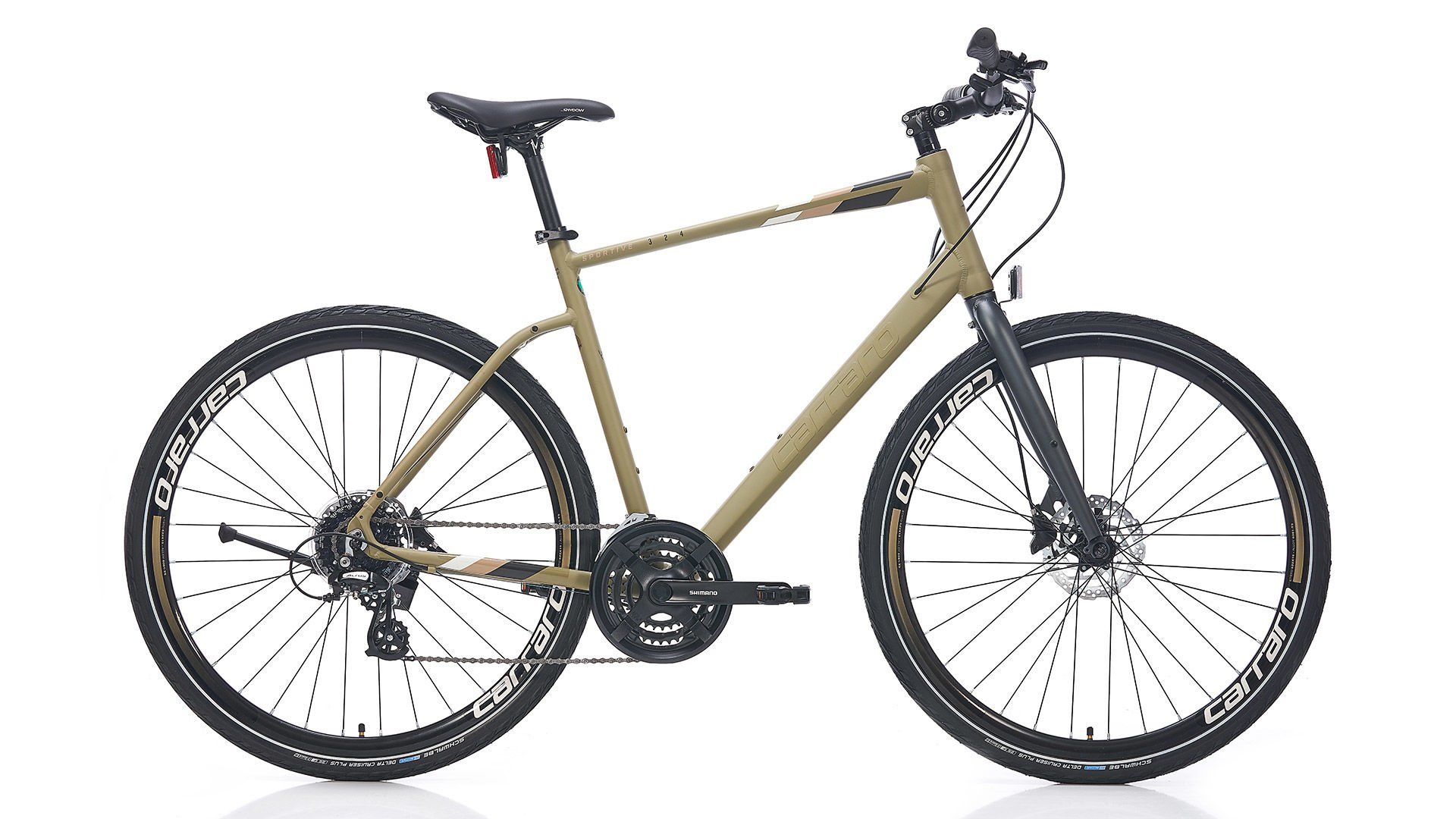 CARRARO Sportive 324 28'' 24V HD Trekking Bisiklet Mat Haki 52CM