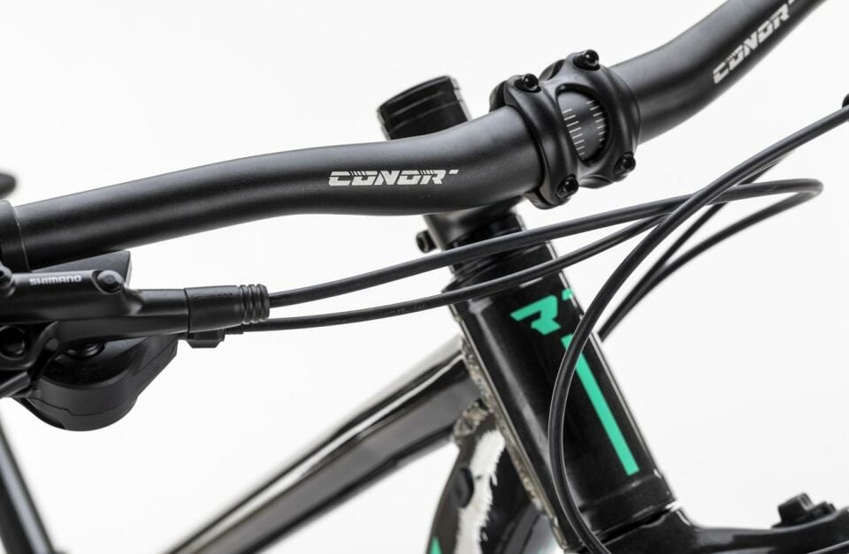 CONOR 9500 1x11V HD Dağ Bisikleti Koyu Gri - Yeşil 48CM