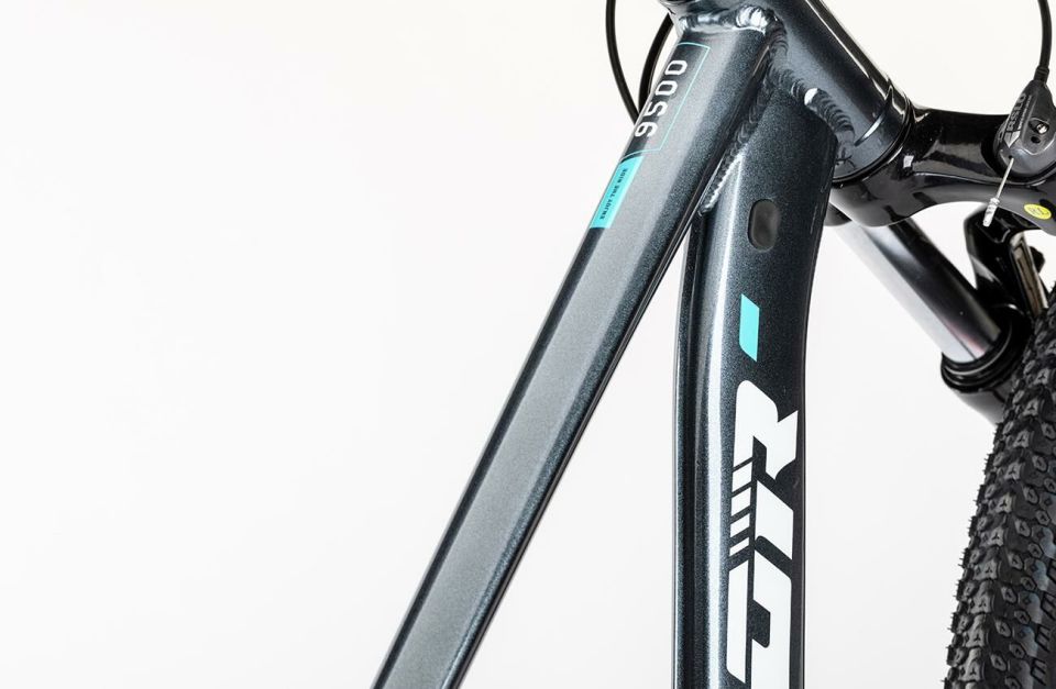 CONOR 9500 1x11V HD Dağ Bisikleti Gri - Turkuaz - Kırmızı 48CM