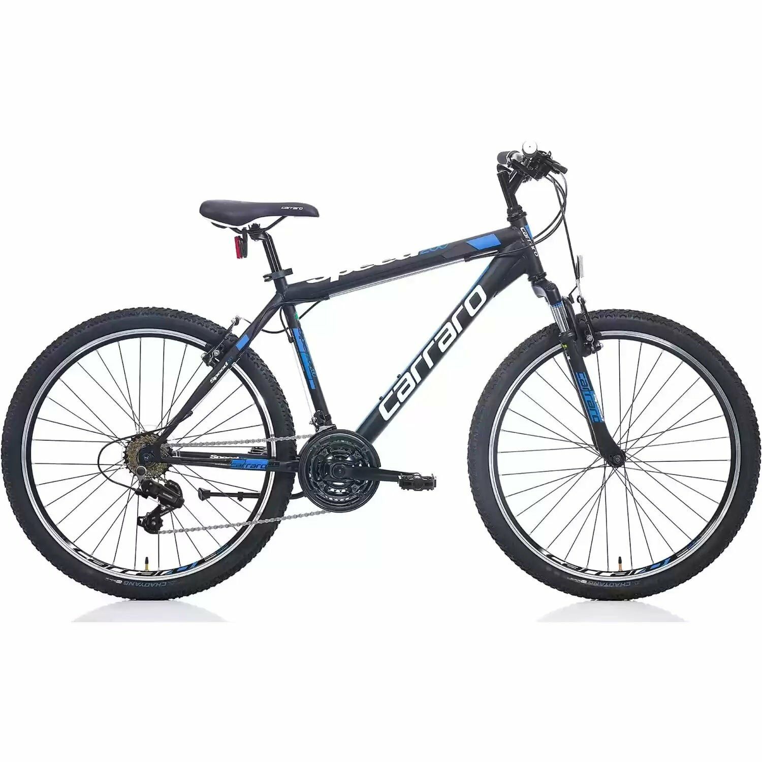 CARRARO Speed 260 26'' 21V VB Dağ Bisikleti MTB Mat Siyah - Mavi 41CM