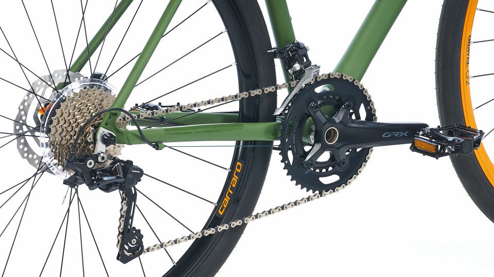 CARRARO Gravel G2 GRX400 20V HD Gravel Bisiklet Haki Yeşili 52CM