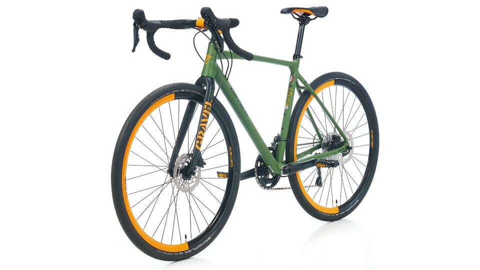 CARRARO Gravel G2 GRX400 20V HD Gravel Bisiklet Haki Yeşili 55CM
