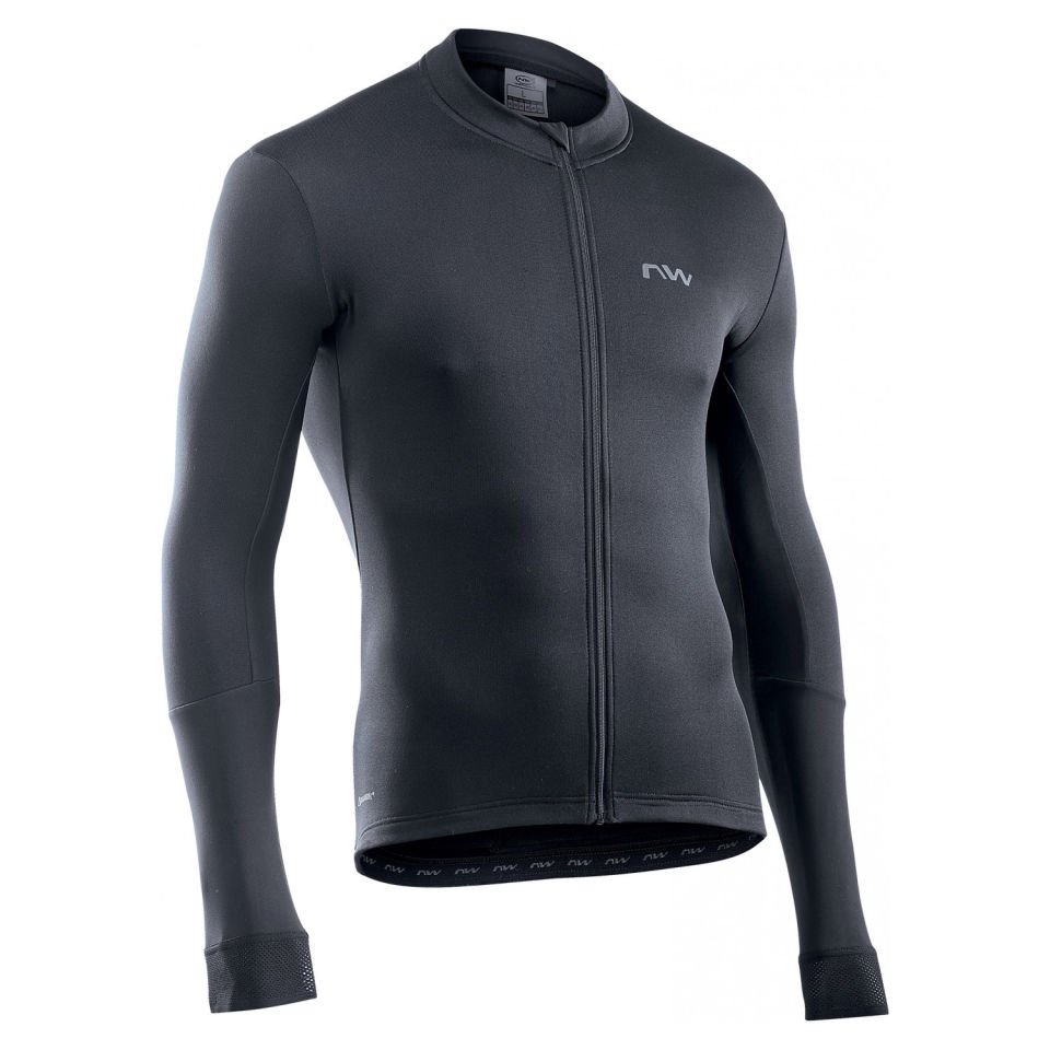 NORTHWAVE Extreme Polar Jersey Uzun Kollu Bisiklet Forması - Siyah L