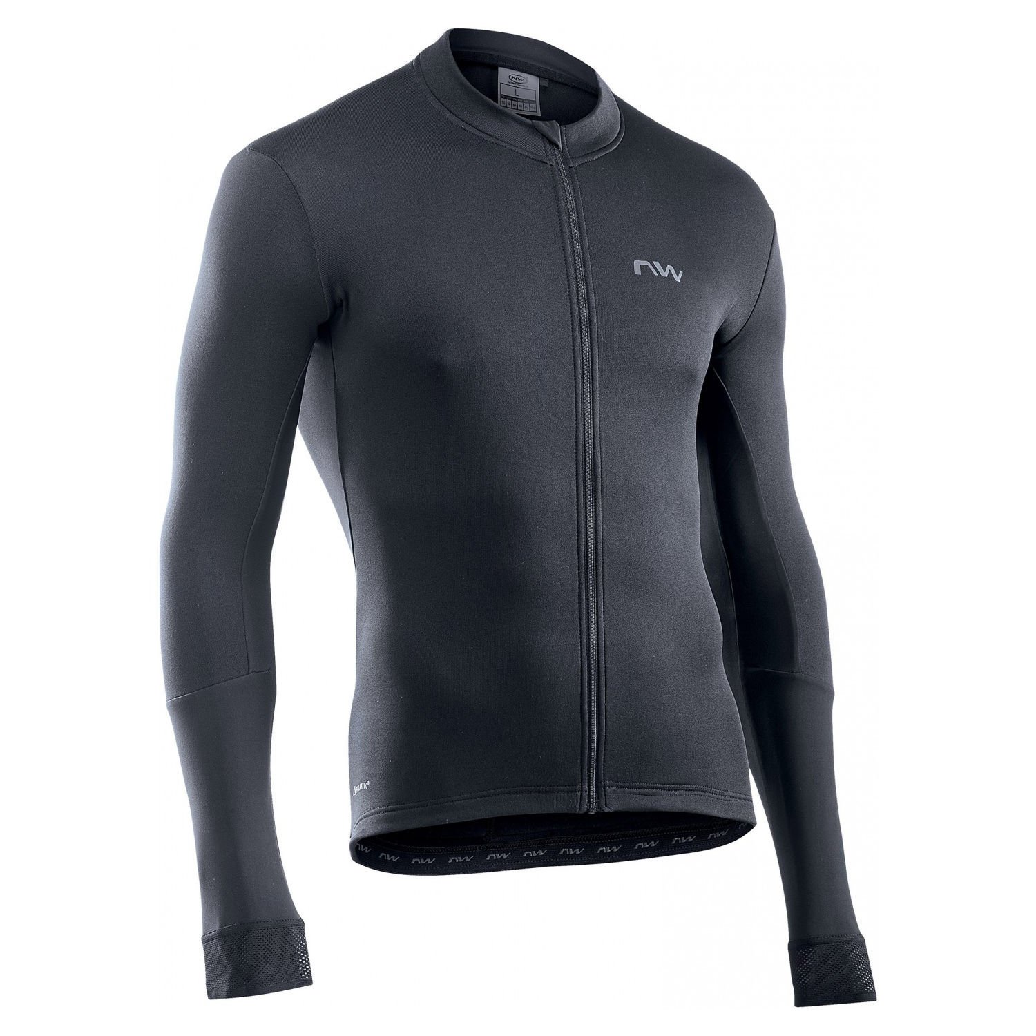 NORTHWAVE Extreme Polar Jersey Uzun Kollu Bisiklet Forması - Siyah XL
