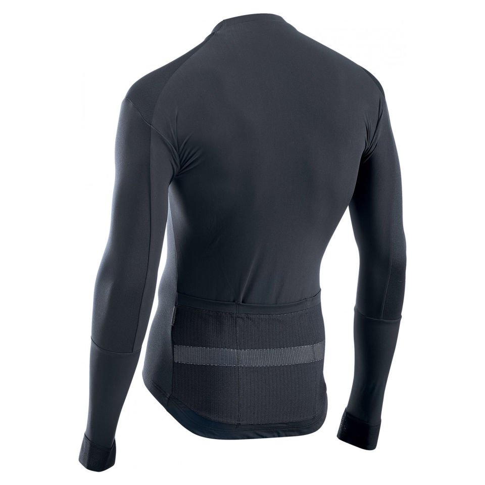 NORTHWAVE Extreme Polar Jersey Uzun Kollu Bisiklet Forması - Siyah XL