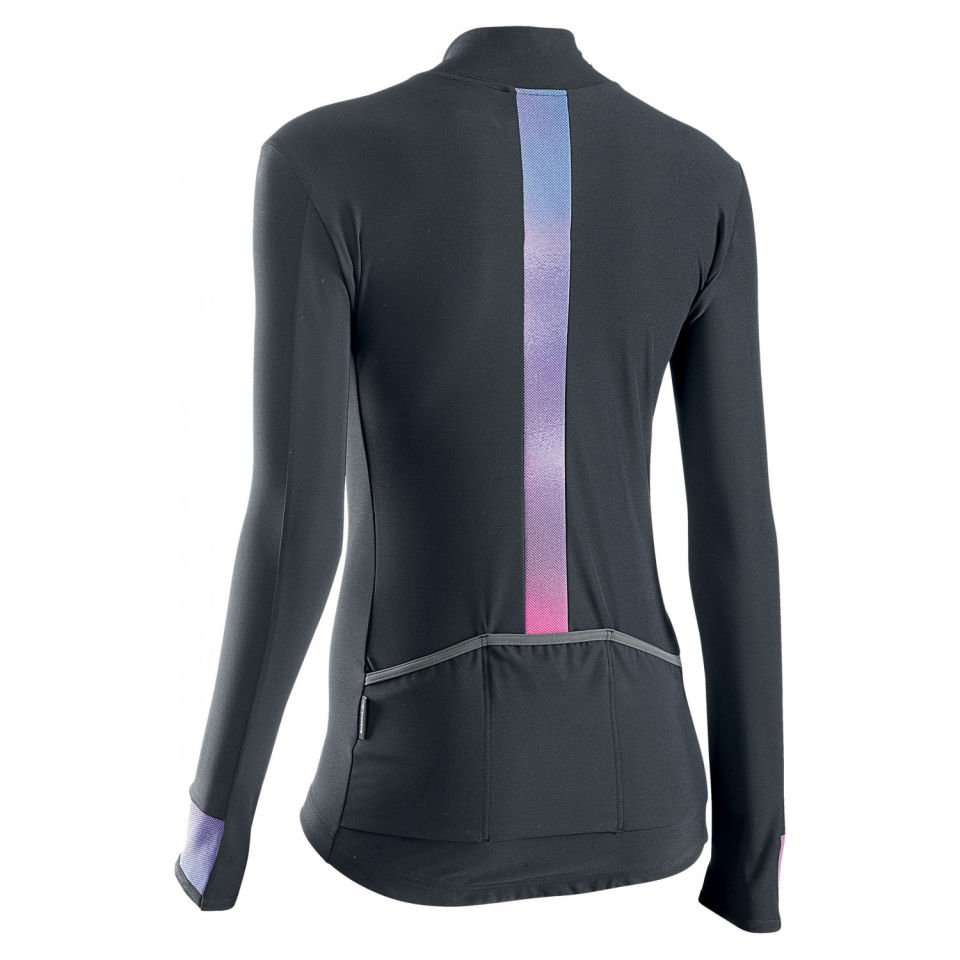 NORTHWAVE Fahrenheit WMN Jersey LS Uzun Kollu Bisiklet Forması Siyah - Holografik S