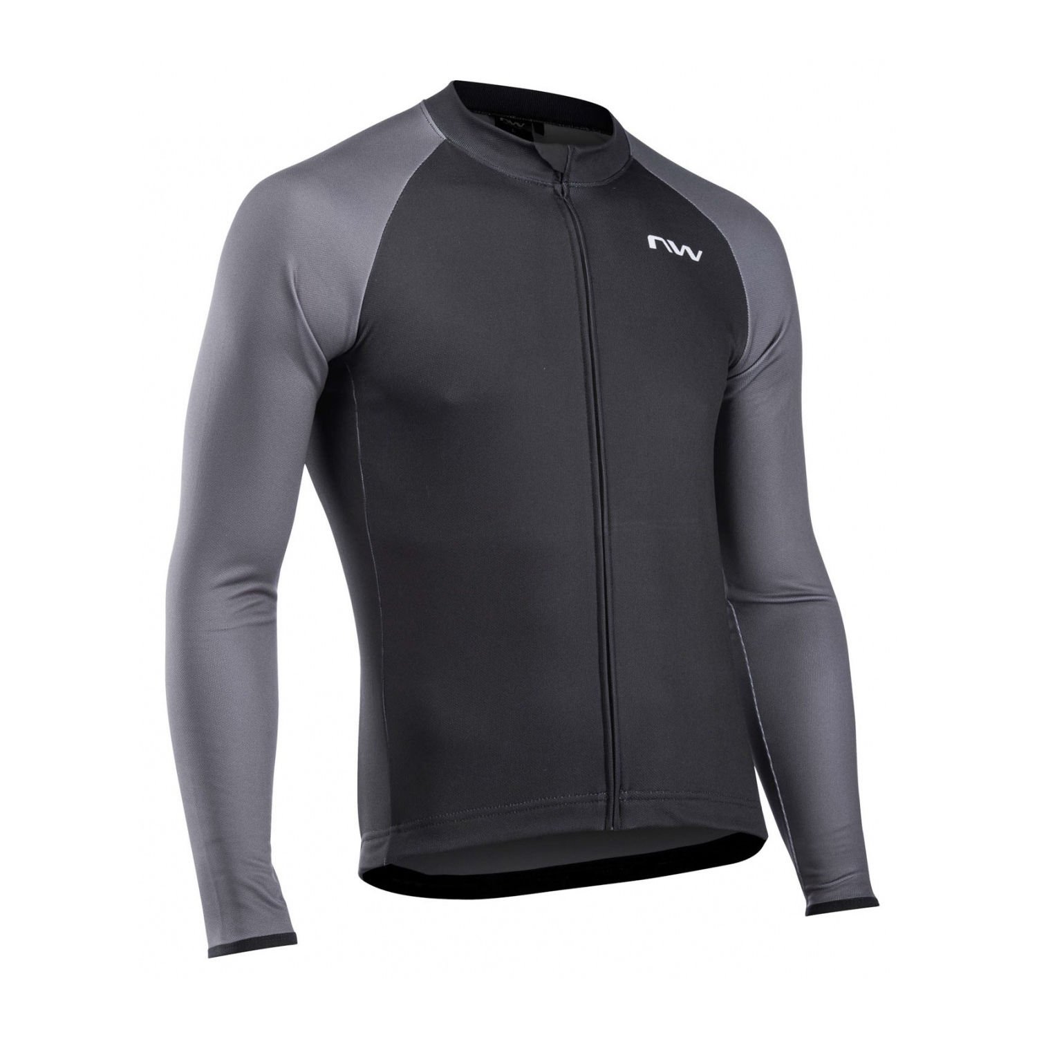 NORTHWAVE Blade 4 Jersey LS Uzun Kollu Bisiklet Forması Siyah - Koyu Gri