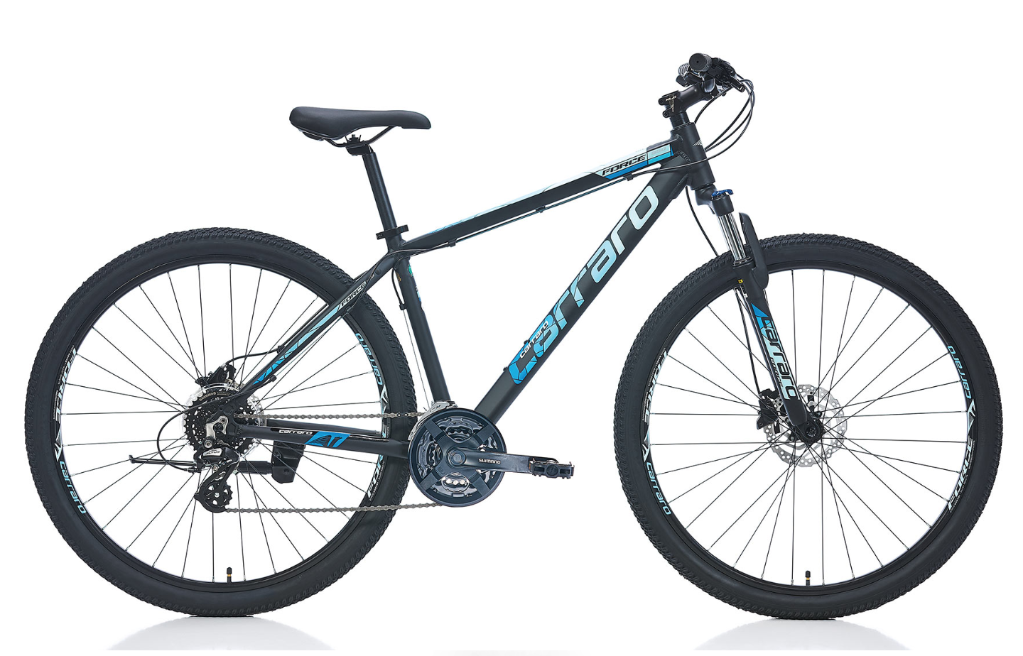CARRARO Force 950 29'' 24V HD Dağ Bisikleti MTB Mat Siyah - Mavi 52CM