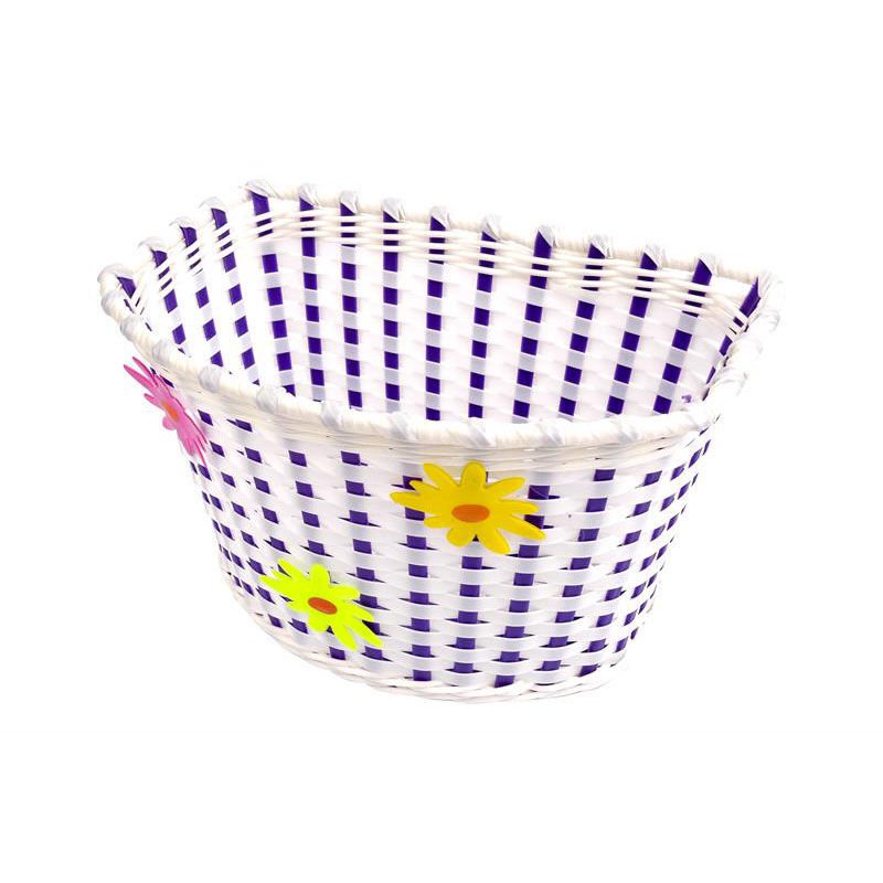VONA Çocuk Bisikleti Ön Sepet Plastik Beyaz