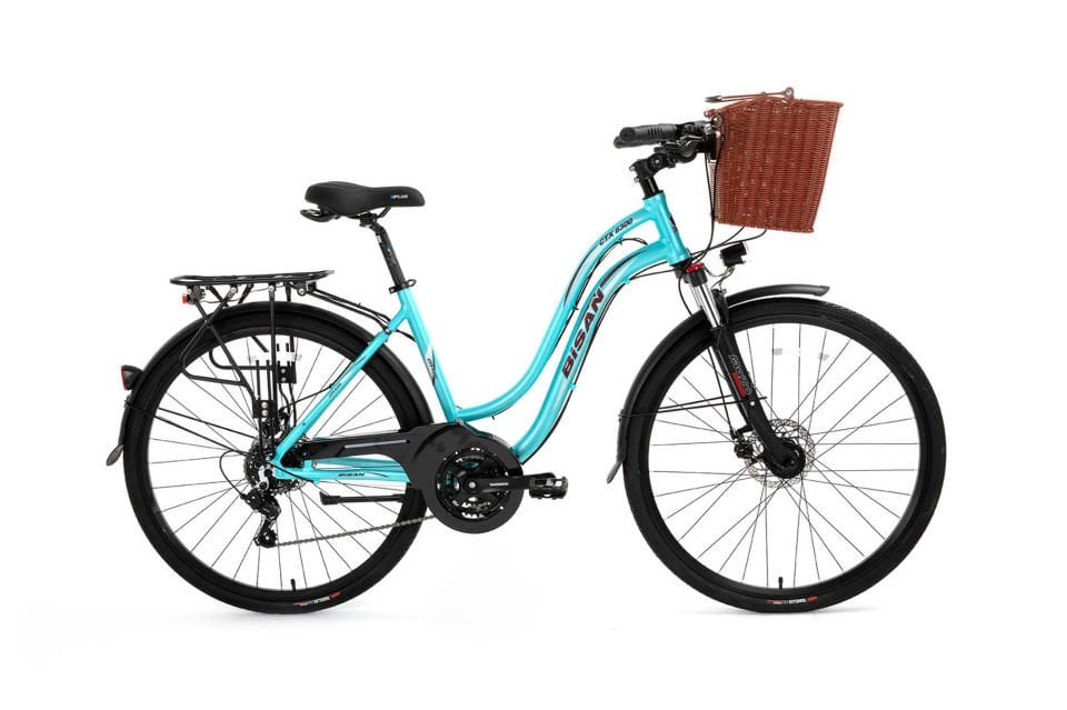 BİSAN CTX 6300 28'' 21V MD Kadın Şehir Bisikleti Turkuaz 46CM