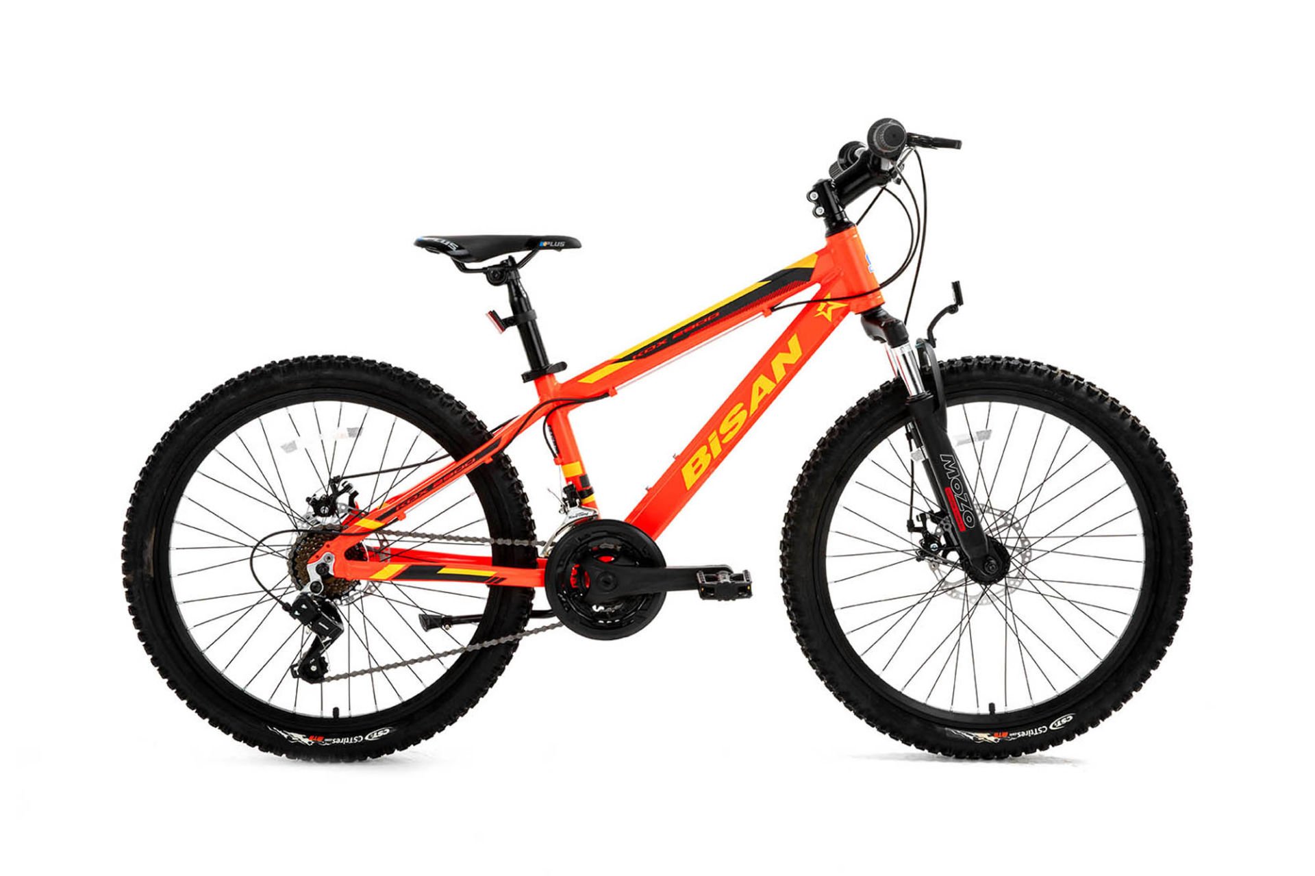 BİSAN KDX 2900 D 24'' 21V MD Dağ Bisikleti Neon Turuncu 32CM