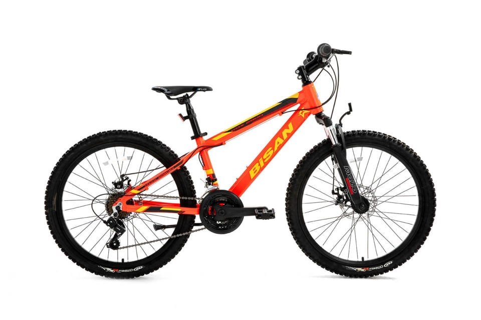 BİSAN KDX 2900 D 24'' 21V MD Dağ Bisikleti Neon Turuncu 32CM