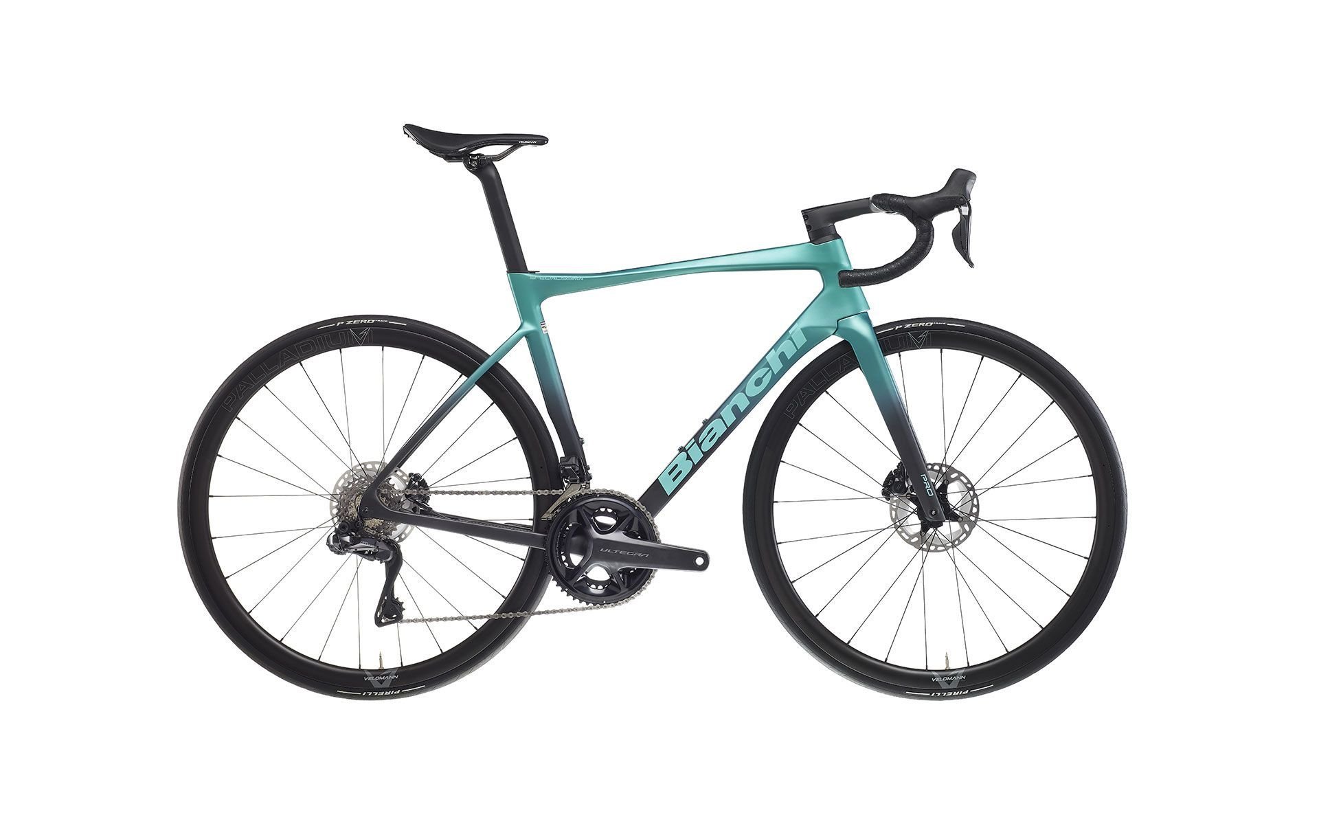 Bianchi Specialissima PRO Ultegra di2 12S HD Karbon Yol Bisikleti Siyah - Celeste 53CM