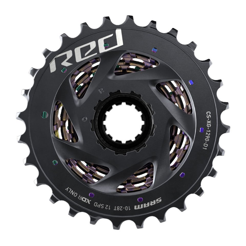 Sram Red AXS XG-1290 12 Vites Rainbow Kaset 10-28T