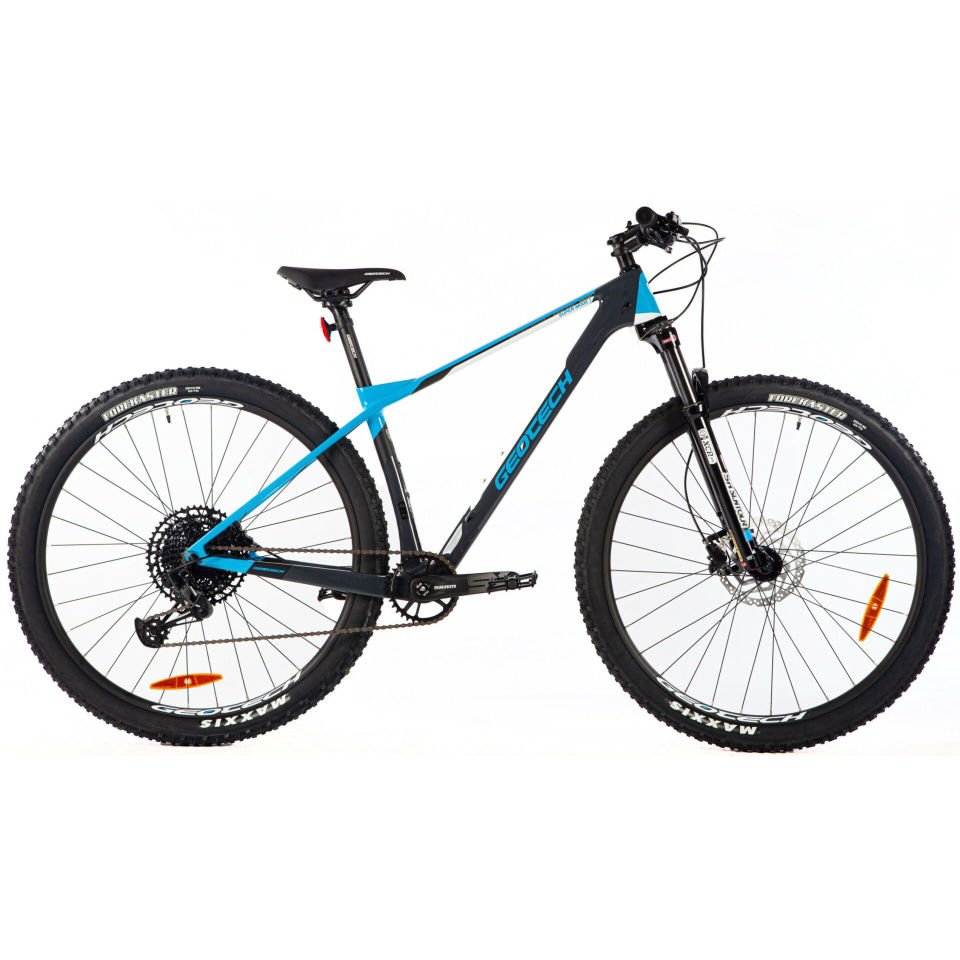 GEOTECH Super Mode 1 29'' 12V Karbon Dağ Bisikleti Gri - Mavi 41CM