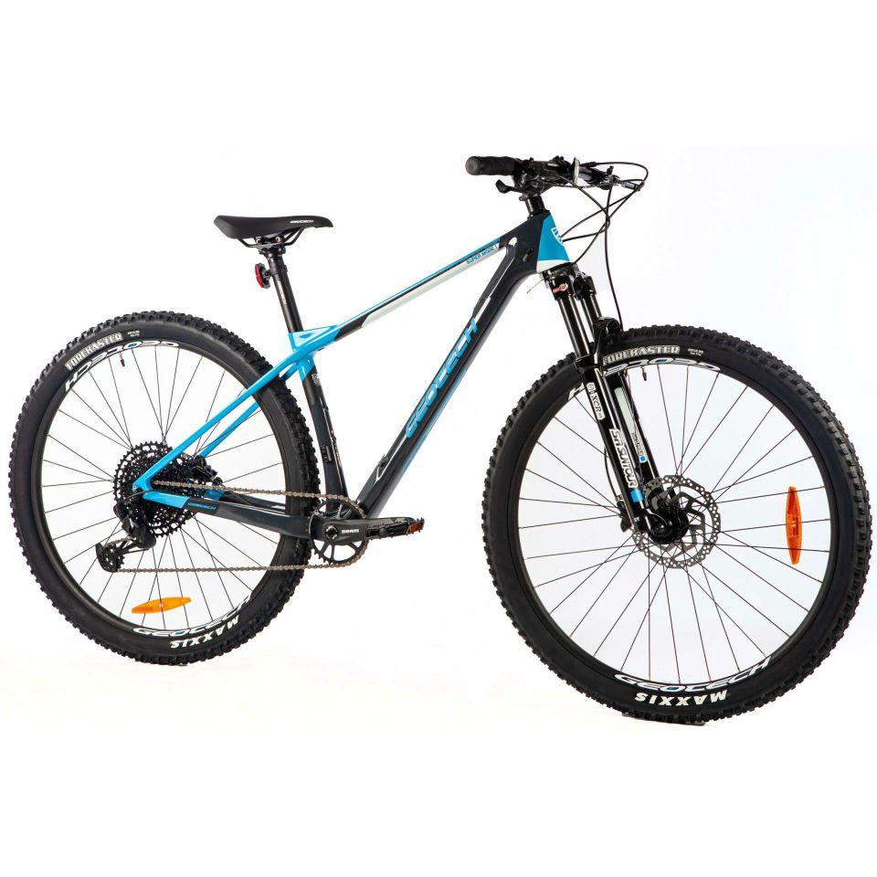 GEOTECH Super Mode 1 29'' 12V Karbon Dağ Bisikleti Gri - Mavi 41CM