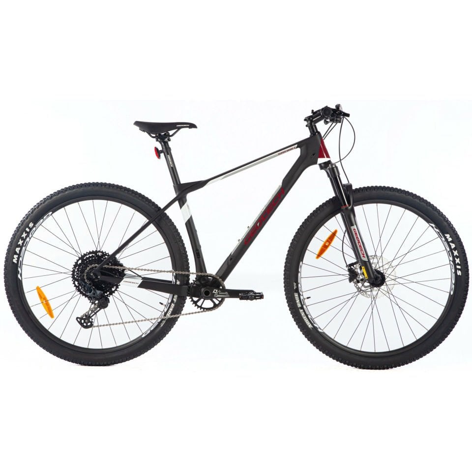 GEOTECH Super Mode 2 29'' 12V Karbon Dağ Bisikleti Siyah - Kırmızı 46CM