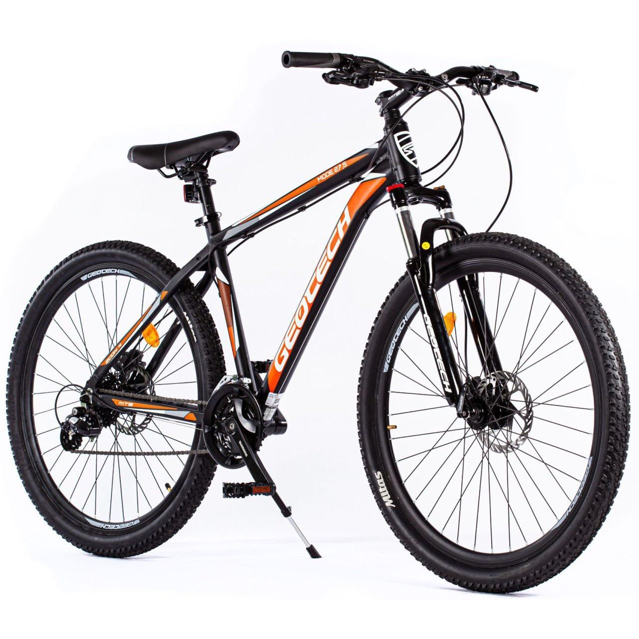 GEOTECH Mode Econ 4 27,5'' 24V HD Dağ Bisikleti Siyah - Turuncu 46CM