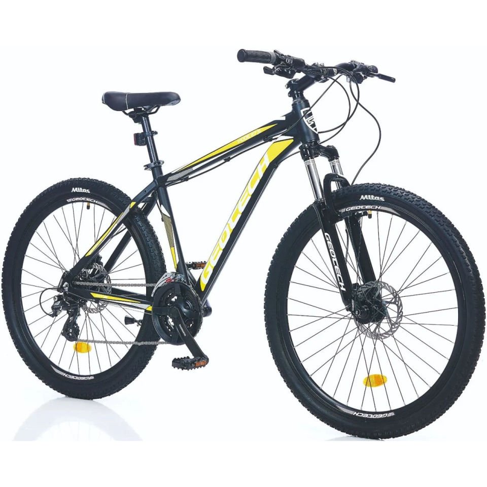 GEOTECH Mode Econ 4 27,5'' 24V HD Dağ Bisikleti Siyah - Sarı 46CM