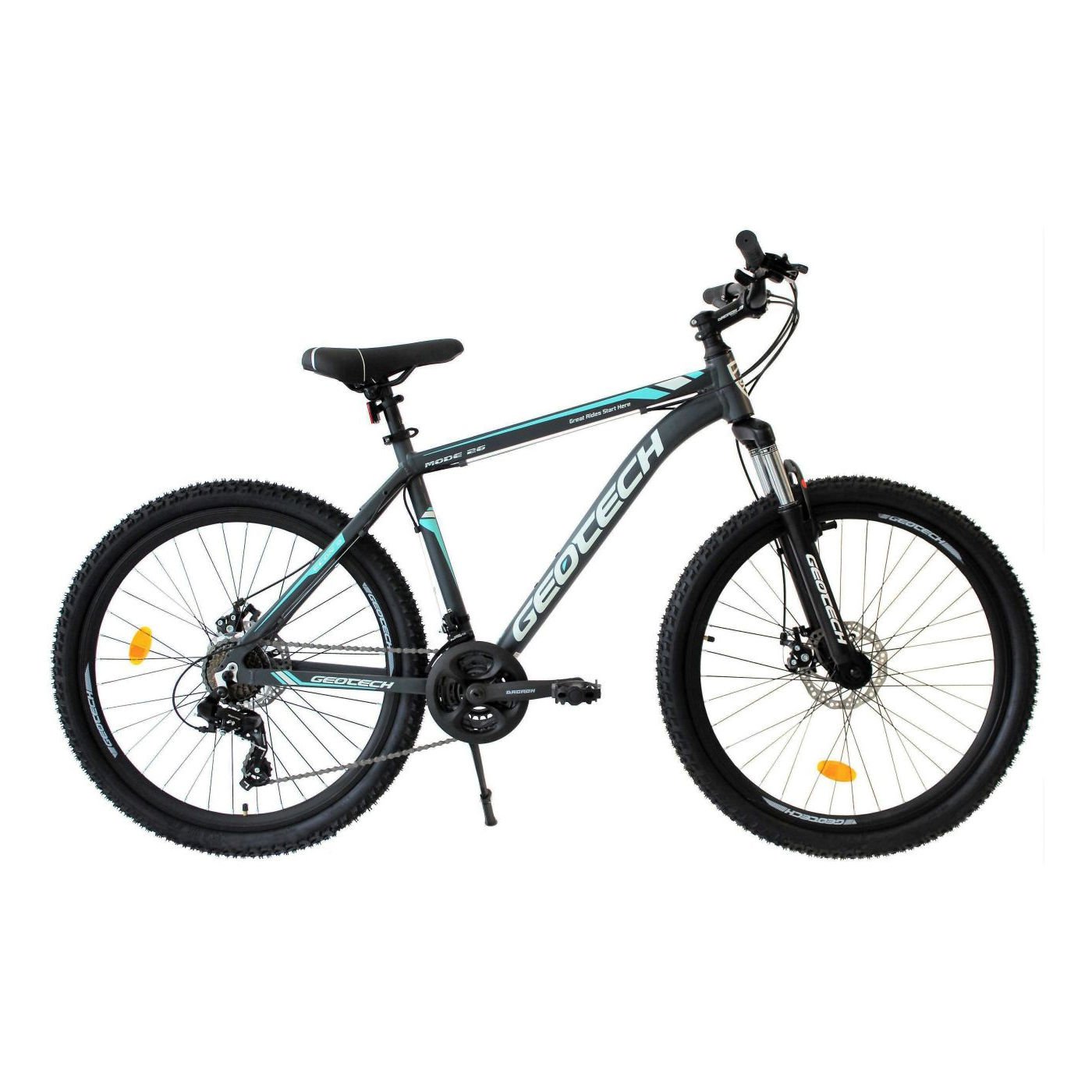 GEOTECH Mode Econ 3 26'' 24V MD Dağ Bisikleti Gri - Turkuaz 46CM
