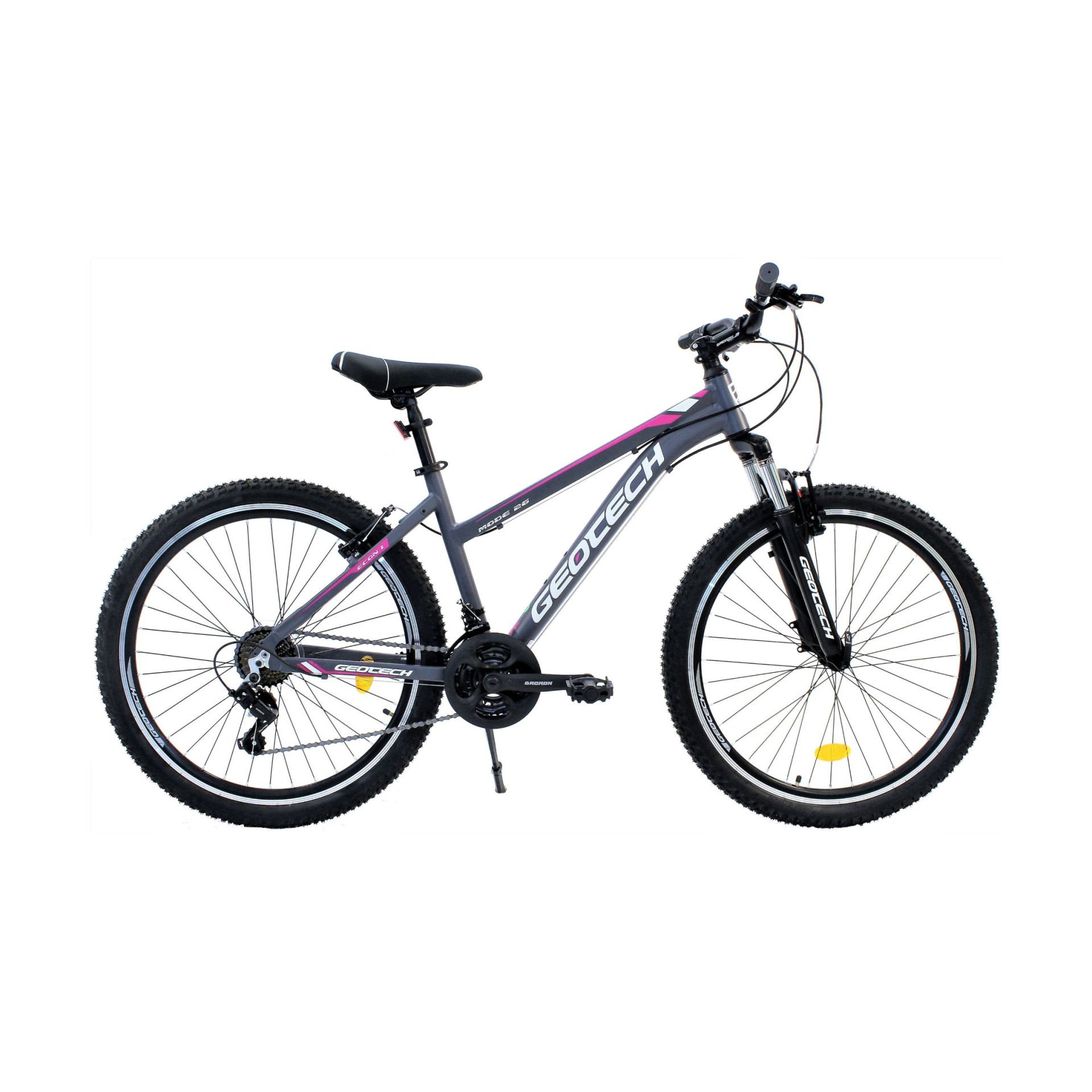 GEOTECH Mode Econ 1 26'' 21V VB Dağ Bisikleti Gri - Pembe 41CM