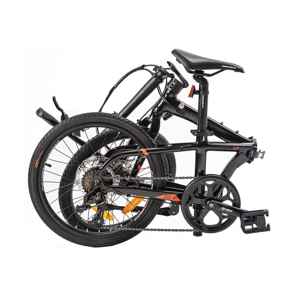 GEOTECH Fold Up 20.4 8V HD Katlanır Bisiklet Siyah